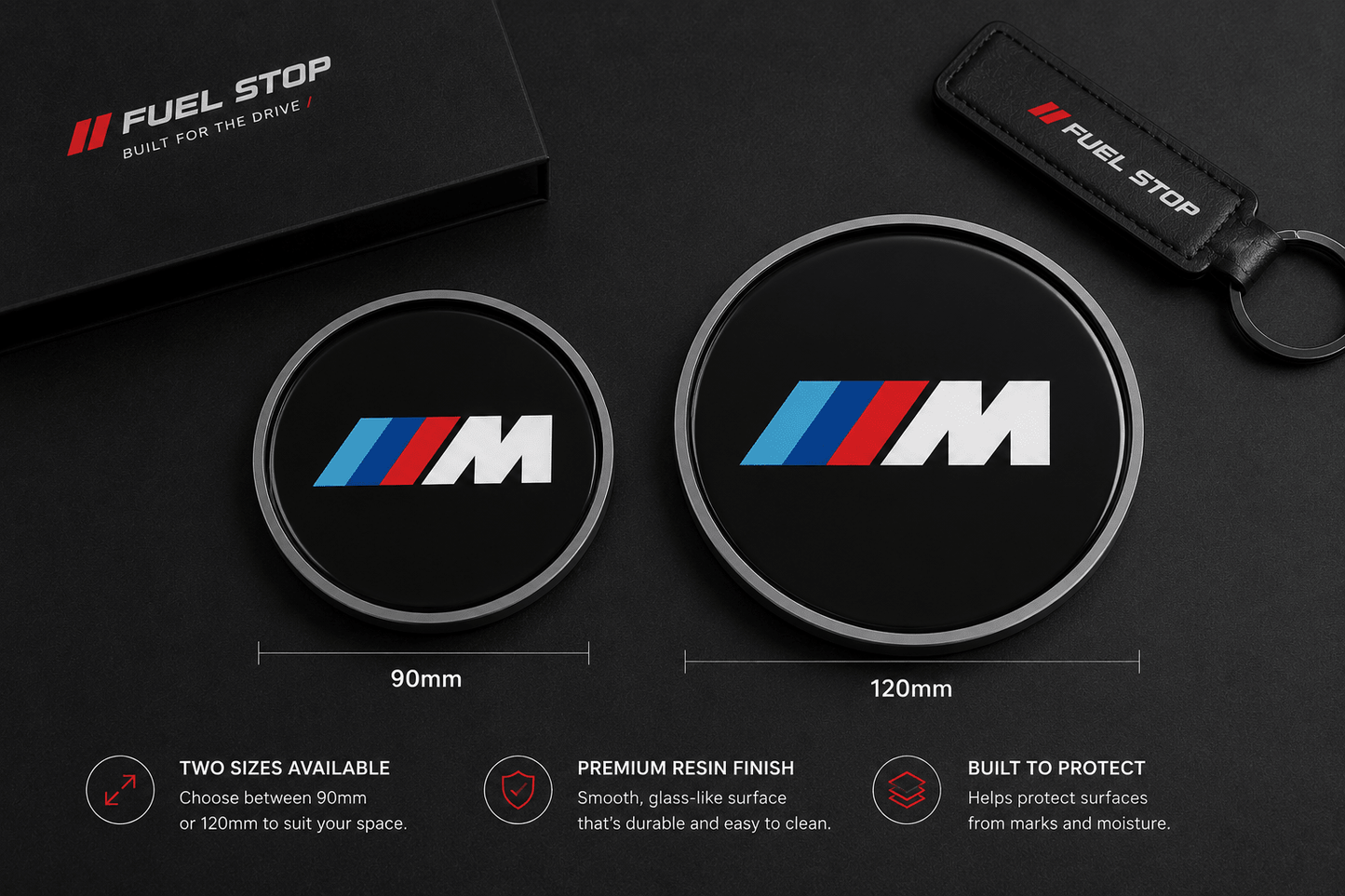 M Performance Resin Coaster - Custom Labs