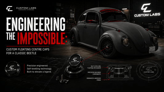 Engineering the Impossible: Custom Floating Centre Caps for a Classic Beetle - Custom Labs