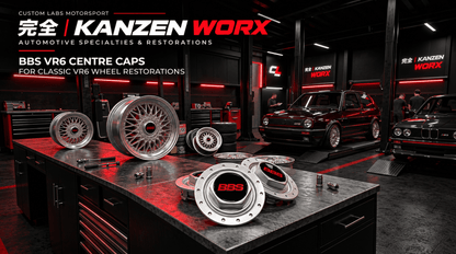 BBS VR6 Replacement Centre Caps – Custom Finish & Logo Options - Custom Labs