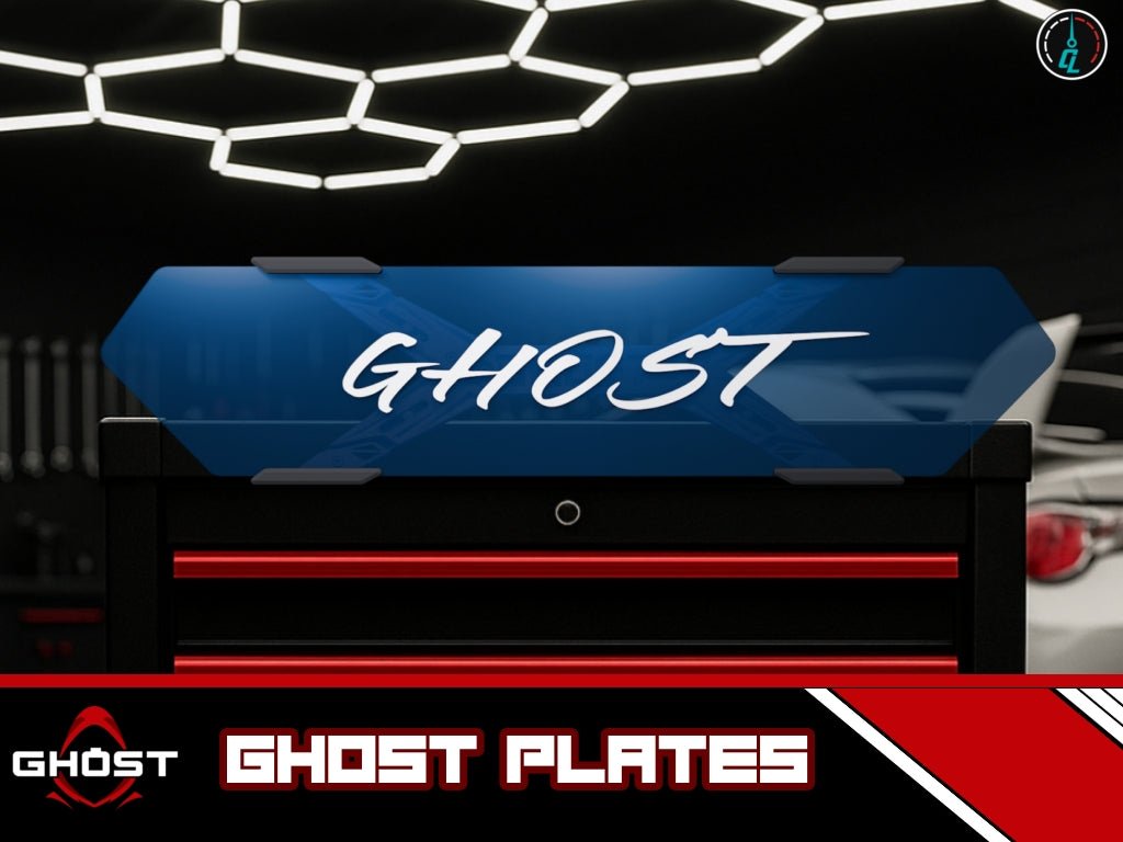 Custom Ghost Plates | Hyper Blue UK Spec - Custom Labs