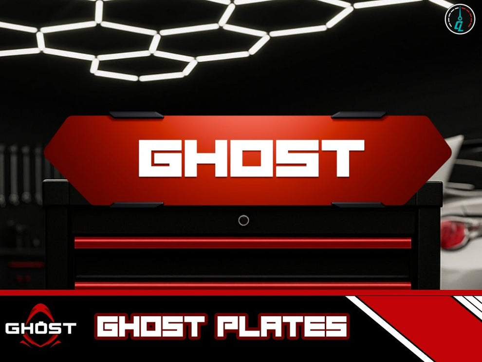 Custom Numberplates |4D Race Red Ghost Plates - UK Spec – Custom Labs