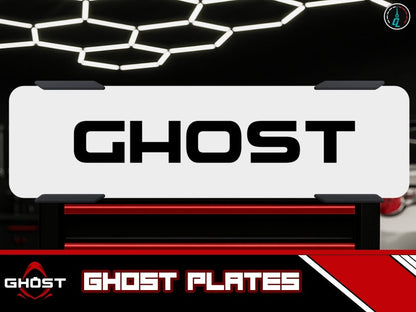 Ghost Plates - Street Spec - Custom Labs #
